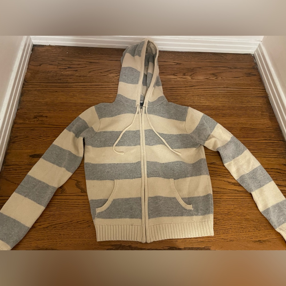 RARE Brandy Melville striped sweater hoodie